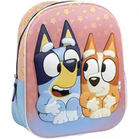 Cerdá Bluey 3D Kinder Rucksack, Rosa