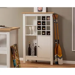 Inter Link Highboard Sideboard Kommode Julina, Weiss