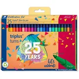 Staedtler Fasermaler triplus color, 20 + 5 celebration Set,