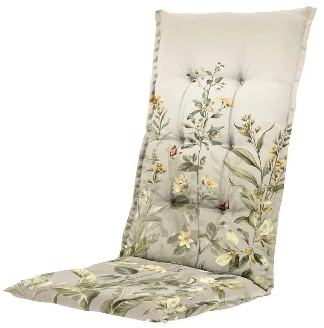Madison Hochlehner-Auflage 123 x 50 cm Polyester Beige Natural