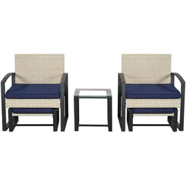 casa.pro Calvello Set 5-tlg. Beige/Schwarz