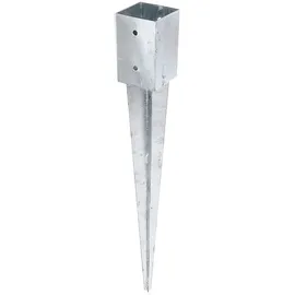 GAH Alberts Einschlag-Bodenhülse 91 x 91 mm Stahl