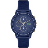 Lacoste Chronograph Quarz Uhr für Herren Kollektion Lacoste.12.12 mit Silikonarmband