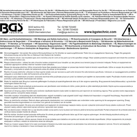 BGS VDE-Einmaulschlüssel SW 13 mm
