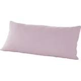 Hahn Haustextilien Mako Kissenbezug Feinjersey 40 x 80 cm mauve