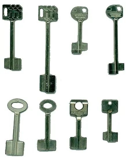 Tresorschlüssel nach Muster