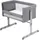 Joie Roomie Beistellbett, Farbe: Gray Flannel