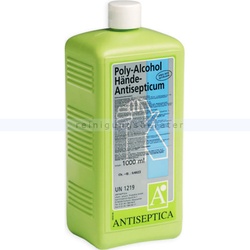Antiseptica Poly-Alcohol 1 L Euroflasche Alkoholisches Hände-Schnell-Desinfektionsmittel