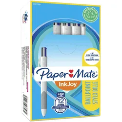 PAPERMATE PAPER MATE® Vierfarbkugelschreiber InkJoyTM Quatro S0977260 - Standardfarben - 12er Schachtel