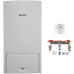 BOSCH/Junkers Gas-Brennwert-Therme Cerapur ZSB 14-5 C 21, 14 kW, CR100, Aufputz