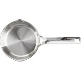 KitchenAid Stainless Steel 5-teiliges Kochgeschirr-Set, 3-lagige Antihaftbeschichtung, induktionsgeeignet, backofenfest, spülmaschinenfest, silber