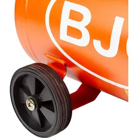 BJC Druckluft Kompressor 24L 8 BAR Ölfrei Luftkompressor 2 Kolben Flüsterkompressor Abschaltautomatik