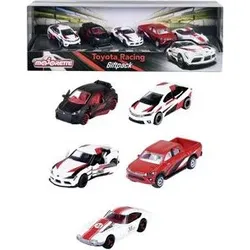 MAJORETTE 212053189 Toyota Racing 5 Pieces Giftpack