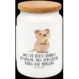 Mr. & Mrs. Panda Vorratsdose Quokka Happy - Weiß - Geschenk, Dinge erledigen, Küchenbehälter, Keramikdose, Vorratsdosen Mehl, Gute Laune, Niedli... - Weiß