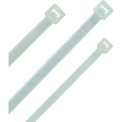 Nylon Kabelbinder Set transparent, sortiert - transparent