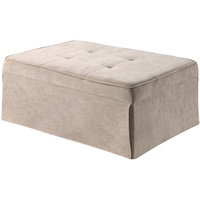 ATLANTIC home collection Multifunktionshocker Finn, extra breit, 100 x 70 x 41 cm, Creme