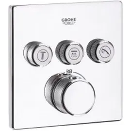 Grohe Grohtherm SmartControl Duschthermostat eckig für 3 Verbraucher Hard Graphite gebürstet 29126AL0