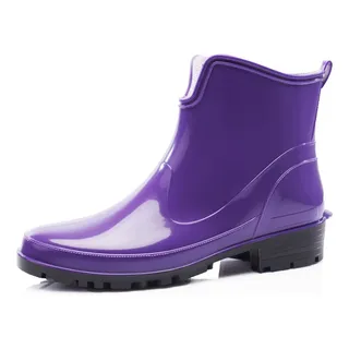 Ladeheid Damen Kurze Gummistiefel LA-930 (Violett, 40 - 40