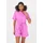 Freshlions Jumpsuit "Livia", Damen, Gr. S, EURO-Größen, pink, 100% Leinen, kurz, ohne Ausschnitt, Overalls Jumpsuit, mit atmungsaktiver Eigenschaft