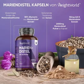 WeightWorld Mariendistel Kapseln 180 St.