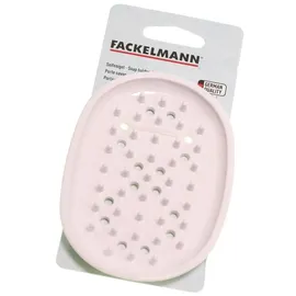 Fackelmann Seifenschale Kunststoff Transparent/Weiß