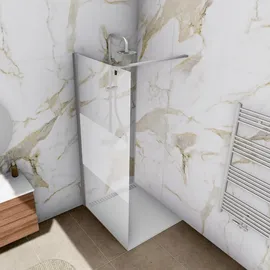 Aloni Walk-In-Dusche 140 x 200 cm beige satiniert