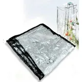 Westfalia Netzcover für Pflanzturm mit Rankgitter 60 x 30 cm Silber