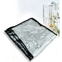 Westfalia Netzcover für Pflanzturm mit Rankgitter 60 x 30 cm Silber