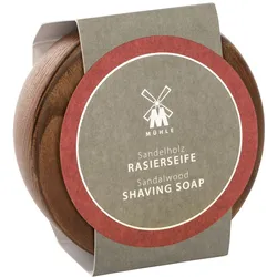Mühle Rasierseife in Holzschale, mit Sandelholz, für normale und trockene Haut Rasur 065 kg Herren 