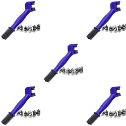 5er-Set Reinigungsbürste Motorradkette Zaddox blau