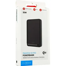 FIXED MagZen 10 Pro mit kabellosem Qi2-Laden und MagSafe 10 000 mAh schwarz