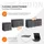 ML-Design Mülltonnenbox 264 x 80 x 124 cm anthrazit