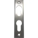 SCHÖSSWENDER PZ-Rosette mit 2 PZ-Lochungen, eckig, Edelstahl matt,