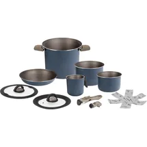 Brunner Torralta Topfset, blau, 7-teilig, Ø22cm