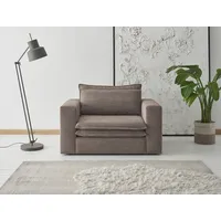 PLACES OF STYLE »PIAGGE«, Hochwertiger Cord, trendiger Loveseat