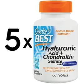 Doctor's Best Hyaluronic Acid + Chondroitin Sulfate 60 Tabletten