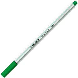 STABILO Pen 68 brush, 1 Farben, Grün, Pinselspitze, Faser, Grün, Weiß, Hexagonal