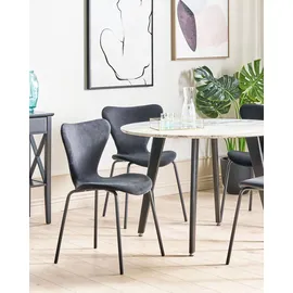 Beliani Esszimmerstuhl 2er Set BOONVILLE
