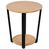 OEM Rustikaler Bambus-couchtisch Für Das Wohnzimmer, 46x46x52 Vs39nb Begryf