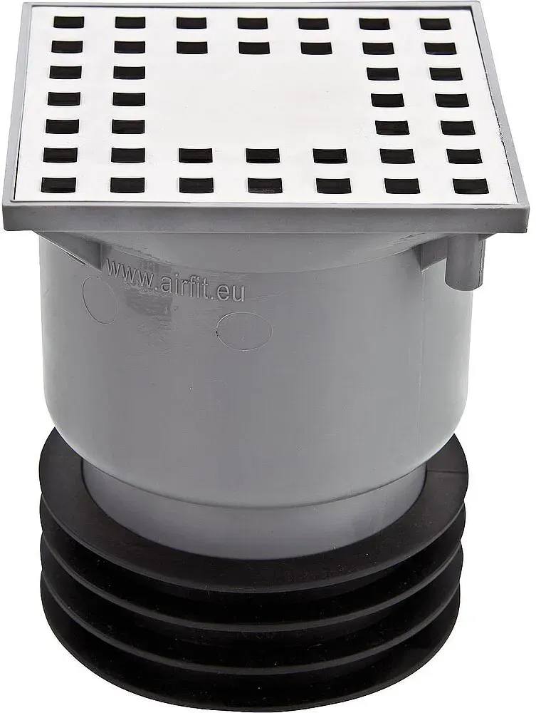 Bodenablauf ''Profi'' Höhenverstellbar und drehbar Muffe DN110 - Muffe DN90 - Muffe DN50