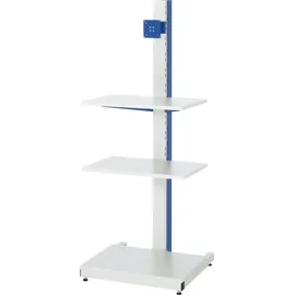 Rau Computer-Ständer mobil BxTxH 650x650x1150mm