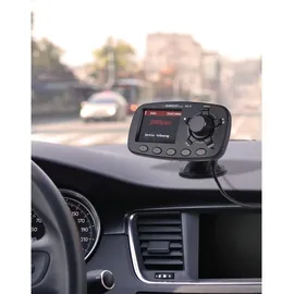Albrecht DR57 DAB+ Empfänger Freisprechfunktion, Saugnapfhalterung