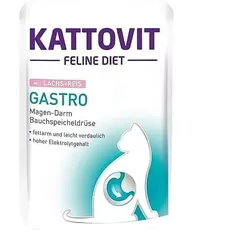KATTOVIT Gastro-Lachsreis 85g für die Verdauung