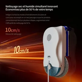 Hutt 10 Fensterputzroboter Weiß