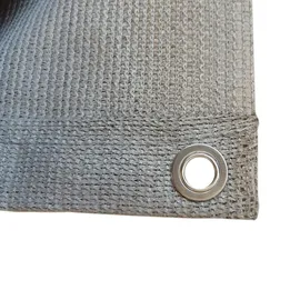 Mobili Rebecca - Rebecca Mobili Balkon Sichtschutz, Polyethylen Grau, Schatten Geländerschutz, 0,9x5