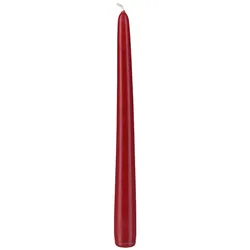 Wiedemann Kerzen Konische Kerzen (Spitzkerzen) Altrot 250 x 25 mm, 12 Stück