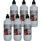 Moritz Bioethanol 6L Bio Ethanol >95% für Ethanolkamine Tischfeuer, für Ethanol Kamin Tischkamin Tischfeuer Kaminofen Outdoor Ofen