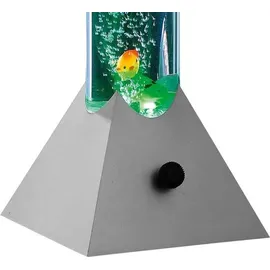 Trio Reality Leuchten LED-Wassersäule R5073-47, Kunststoff klar, titanfarbig, Farbwechsler, 5-er Set Deko-Fische