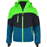 Bergson Skijacke VOLKER neo Kinder Skijacke, die perfekte Skijacke für junge Abenteurer, Normalgr blau|bunt 164