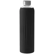 Villeroy & Boch Glas-Trinkflasche To Go & To Stay Schwarz 1 l